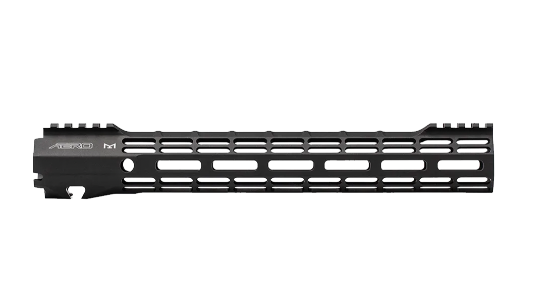Aero Precision APRA500104A Atlas S-One Handguard 12" M-LOK Style Made of 6061-T6 Aluminum with Black Anodized Finish