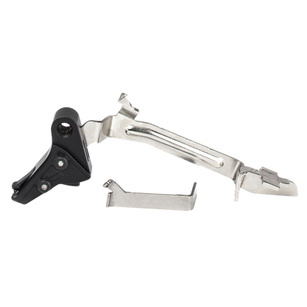 ZEV Pro Trigger BAR Kit Black Hardcoat Anodized Flat Trigger Compatible w/Glock Gen1-4